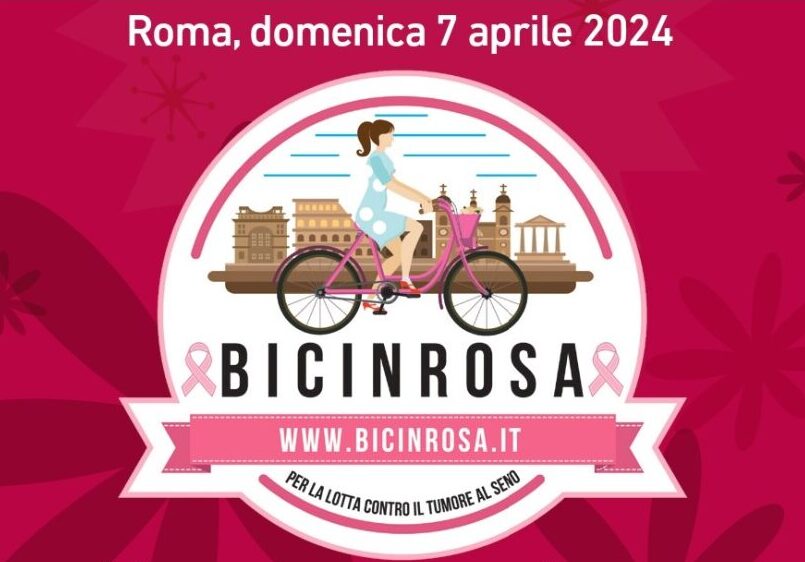 Bicinrosa Pedalata Solidale Per Le Vie Di Roma Per Sostenere La